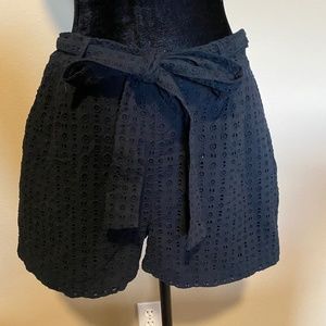 Eyelet Paperbag Shorts